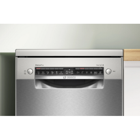 BOSCH SPS4EMI11E Ελεύθερο Πλυντήριο Πιάτων για 10 Σερβίτσια 45cm με Wi-Fi Inox